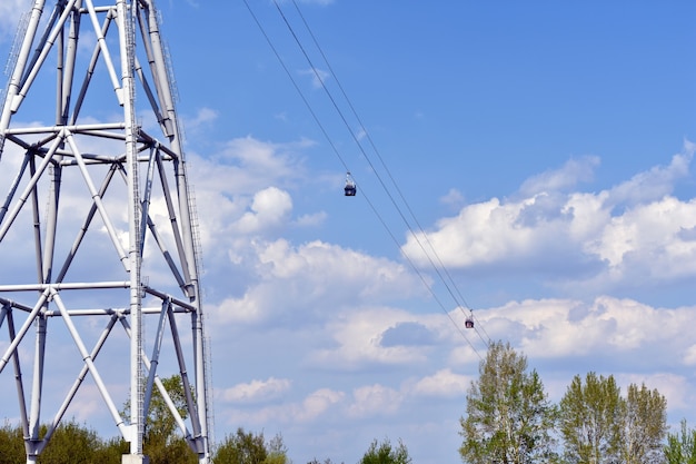 téléphérique sur la Volga