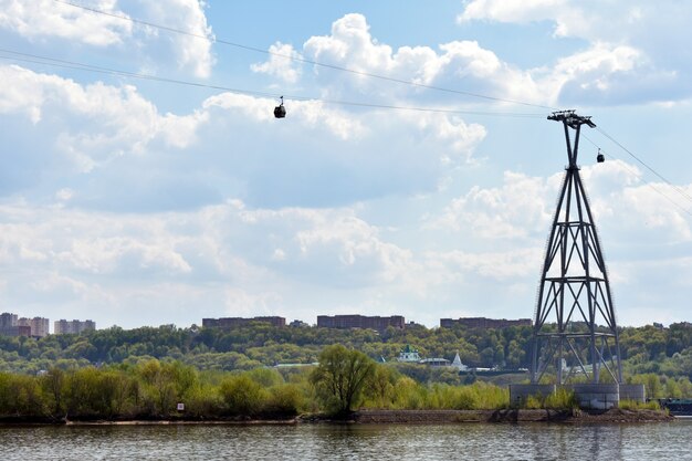 téléphérique sur la Volga