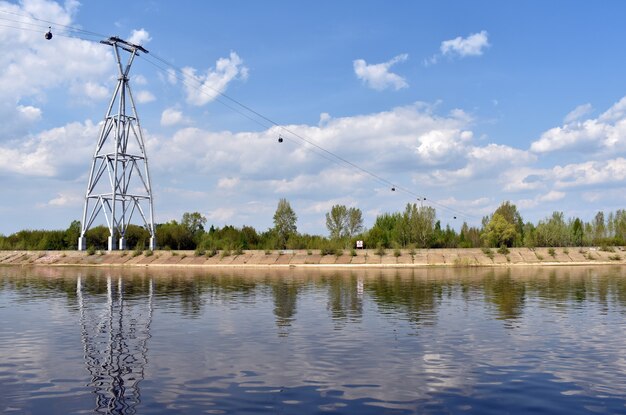 Téléphérique sur la Volga