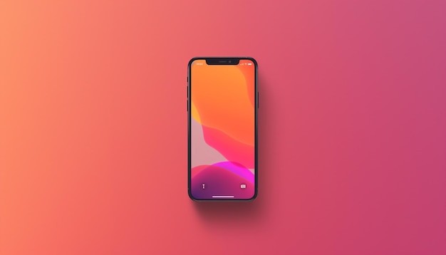 un téléphone avec un fond rose et un écran rose qui dit lg sur lui