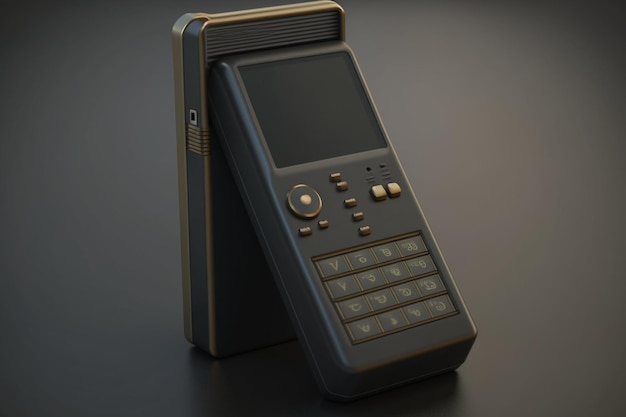 Un téléphone portable avec un écran qui dit "le chiffre 3" dessus.