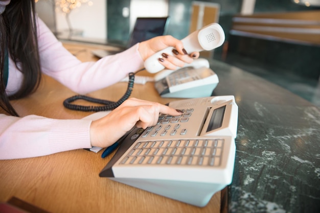 Téléphones portables de secrétaire