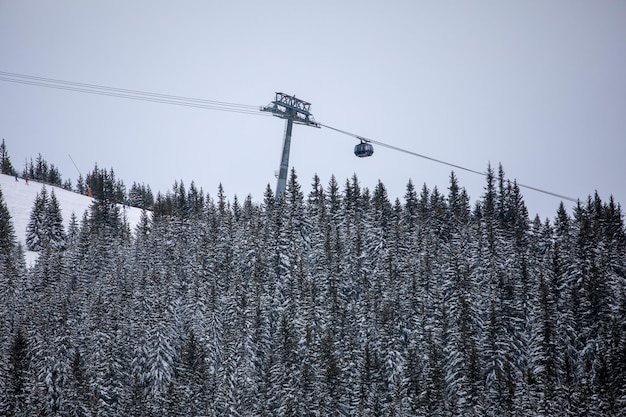 Télésiège de la station de ski de Jasna