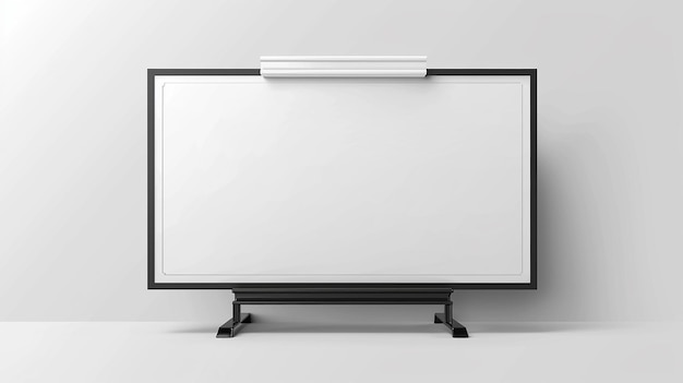 Photo un téléviseur à écran plat avec un tableau blanc qui dit le mot 