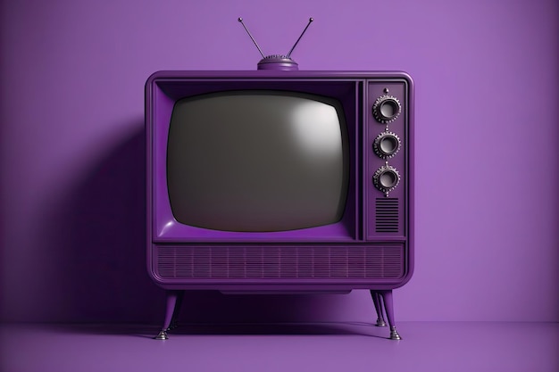 Télévision Classic violet