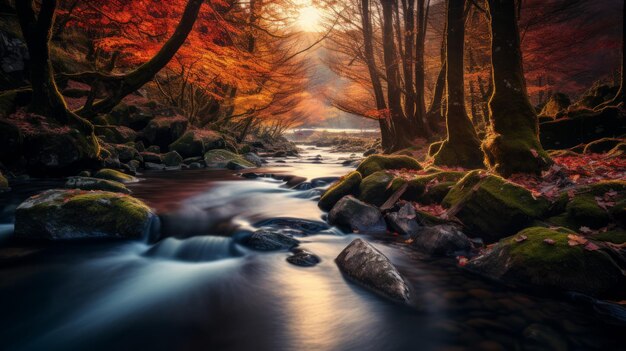 Témoin des couleurs vibrantes de l'évolution de la nature