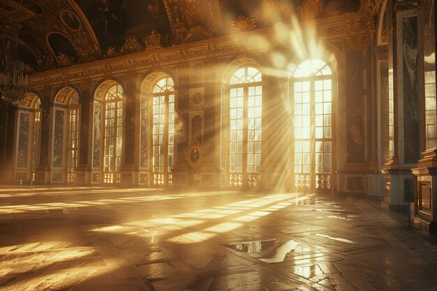 Photo témoin de la grandeur du palais de versailles