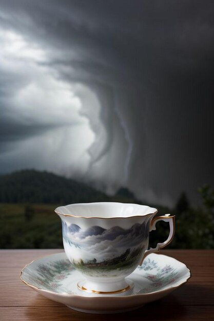 Tempête sur une tasse de thé