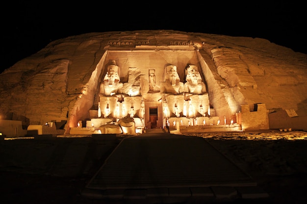 Temple à Abou Simbel, Egypte