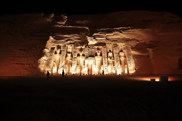 Temple à Abou Simbel, Egypte