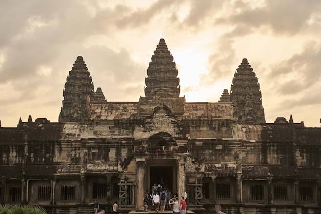 Le temple d&#39;Angkor Wat au Cambodge