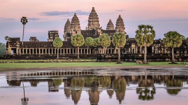 Le temple d'Angkor Wat à Siem Reap au Cambodge