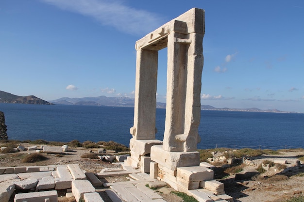 Temple d'Apollon Naxos Grèce