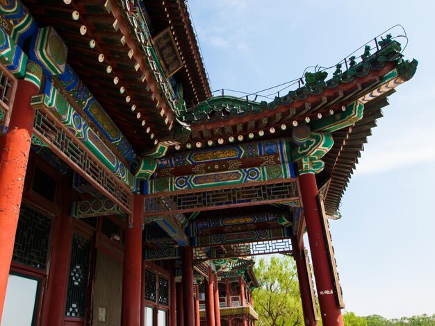 Temple au Palais d'été à Pékin, Chine.