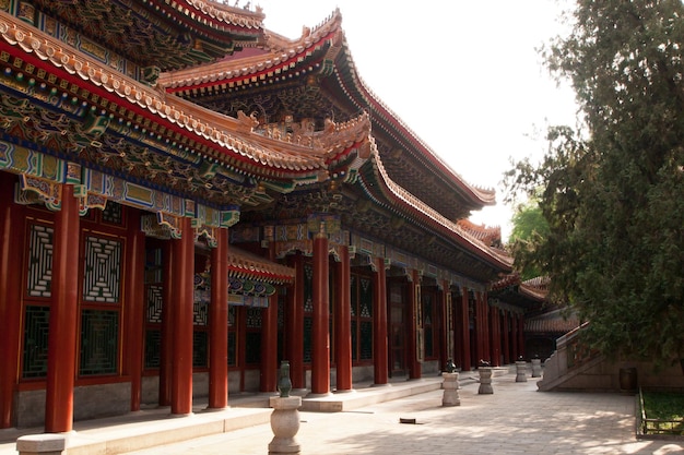 Temple au Palais d'été à Pékin, Chine.