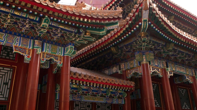 Temple au Palais d'été à Pékin, Chine.