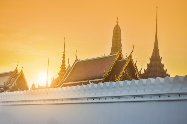 Temple à Bangkok en Thaïlande
