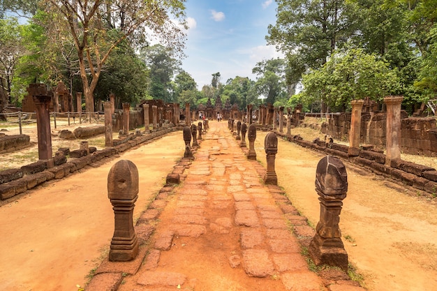 Temple de Banteay Srei à Angkor Wat à Siem Reap, Cambodge