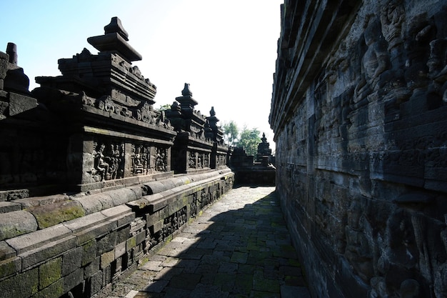 Temple de Borobudur à Yogyakarta en Indonésie
