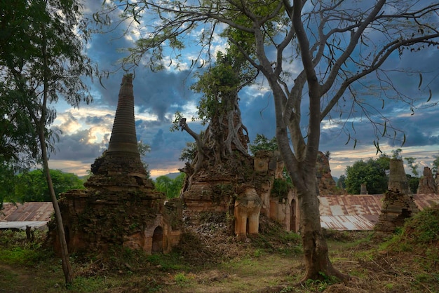 Temple bouddhiste au Myanmar