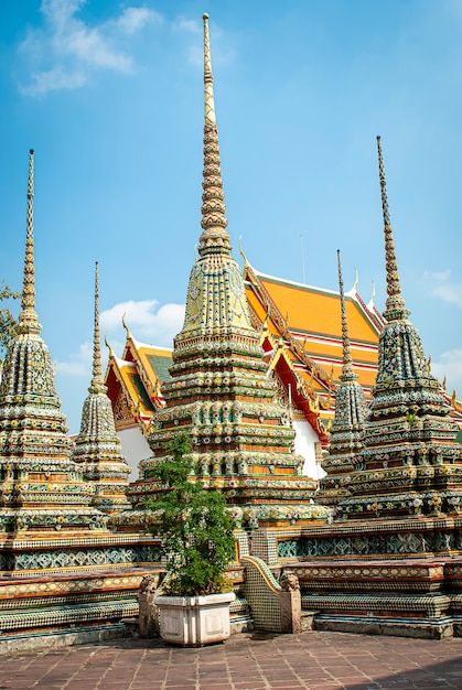 Temple bouddhiste à Bangkok en Thaïlande