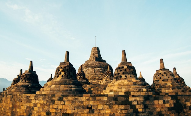 Temple bouddhiste Borobudur à Yogyakarta à Java Indonésie