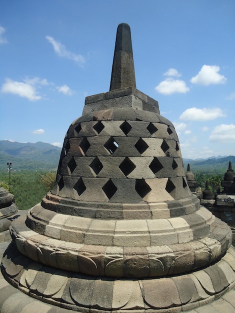 Temple bouddhiste du patrimoine Complexe de Borobudur Patrimoine mondial de l'Unesco Candi Borobudur, Indonésie.