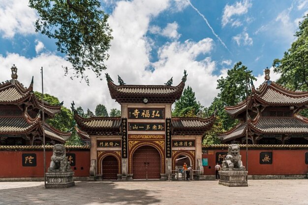 Le temple de la Chine