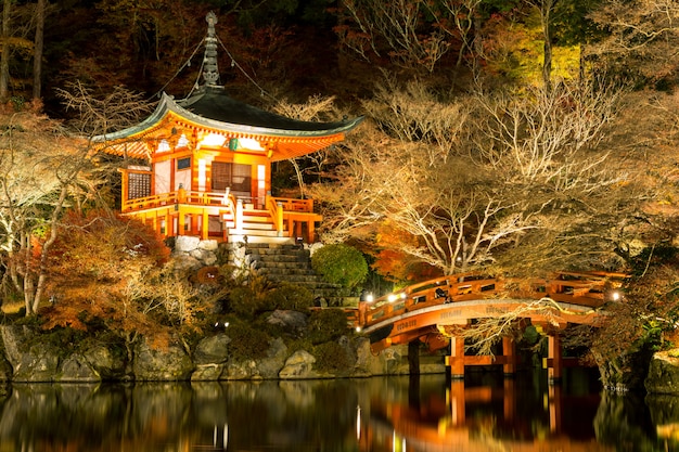 Temple Daigoji Kyoto nuit du Japon