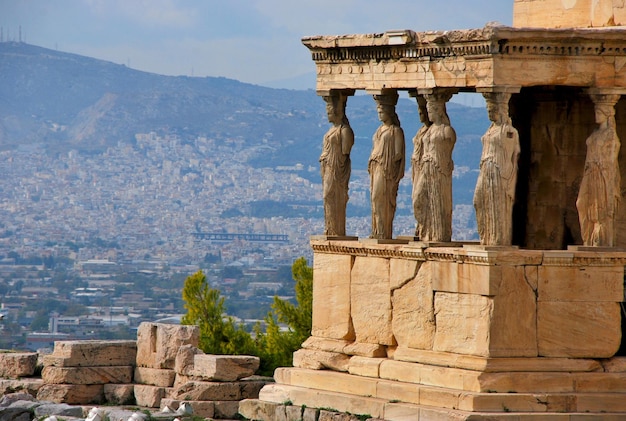 Temple dans l'acropole