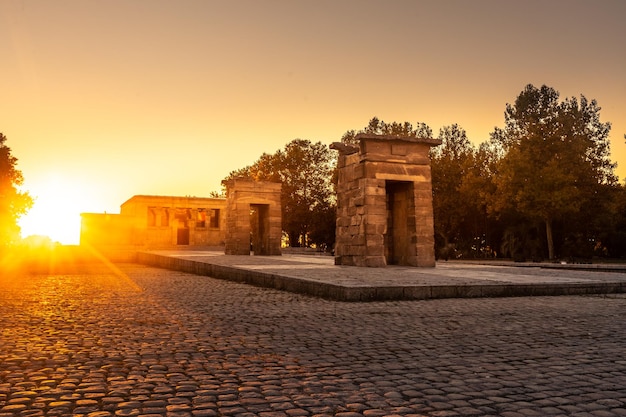 Temple de Debod à Madrid, Espagne.