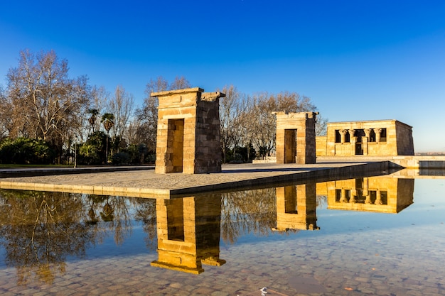 Temple debod à madrid Espagne