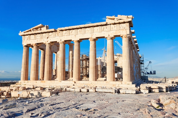 Temple du Parthénon à Athènes