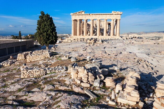 Temple du Parthénon à Athènes