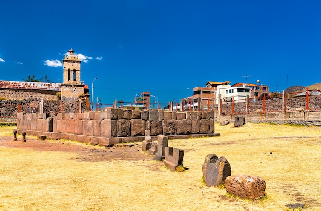 Temple de la fertilité Inca uyo à chucuito au pérou