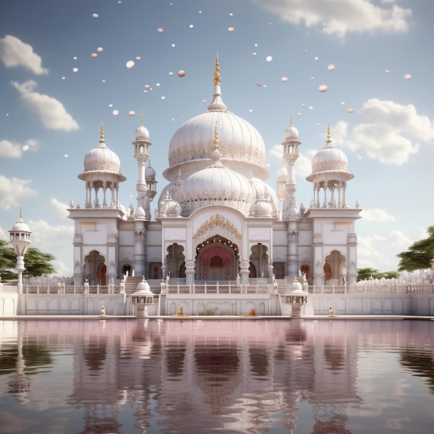 Le temple Gurdwara des Sikhs au Punjab, en Inde