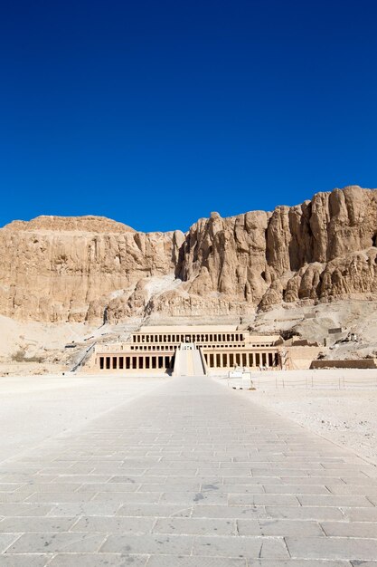 Le temple d'Hatchepsout près de Louxor en Egypte