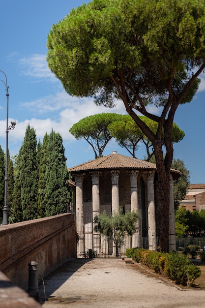 Temple d'Hercule Tempio di Ercole Vincitore est situé sur le territoire du Bull Forum