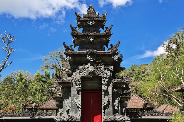 Le temple sur l'île de Bali, Indonésie