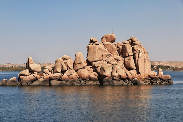 Temple d'Isis sur l'île de Philae en Egypte