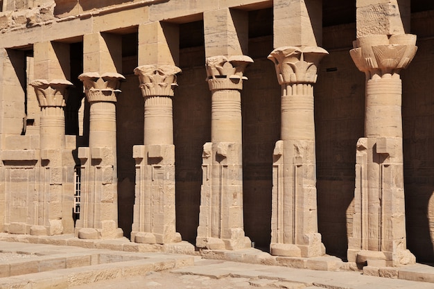 Temple d'Isis sur l'île de Philae, Egypte