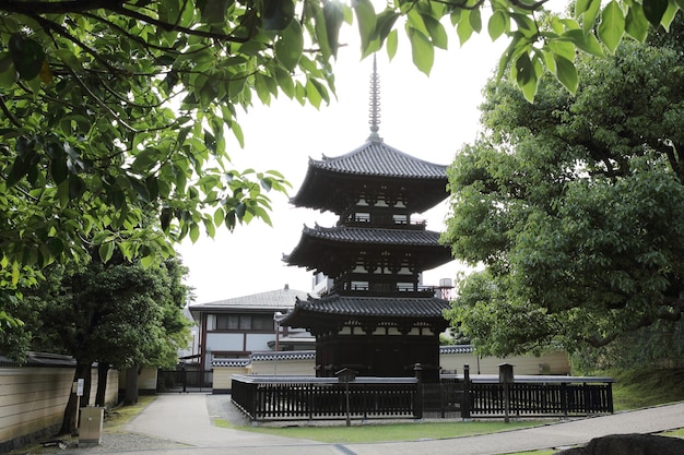 Temple japonais dans la ville de Nara