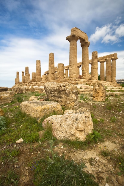 Temple Juno, Vallée des temples, Agrigente, Sicile