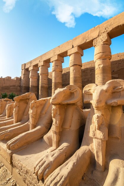 Le temple de Louxor en Égypte