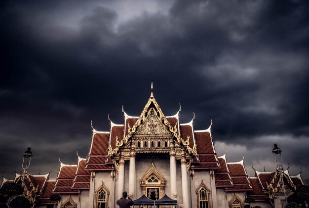 Temple de marbre de Bangkok Thaïlande Monument de l'architecture la célèbre destination de voyage de la Thaïlande