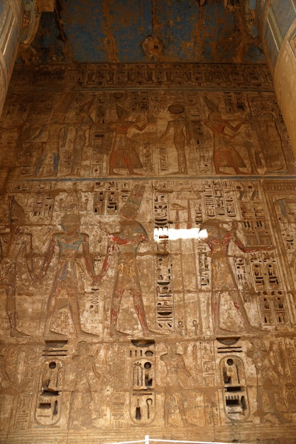 Le temple de Medinet Habu à Louxor, en Égypte