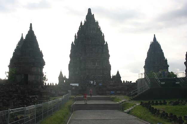 Temple de Prambanan à Yogyakarta en Indonésie