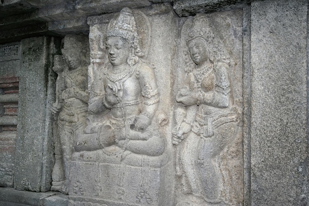 Temple de Prambanan à Yogyakarta en Indonésie