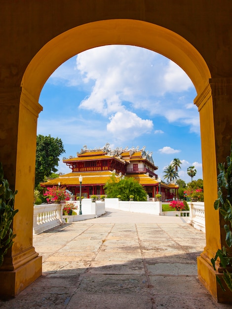 Photo temple de style chinois