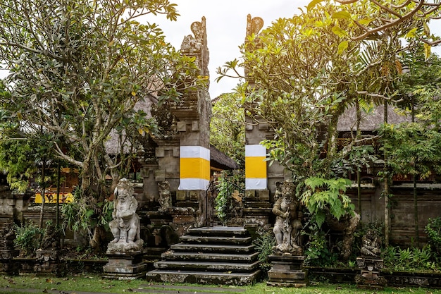 Temple traditionnel de Bali. Religion de l'hindouisme balinais.